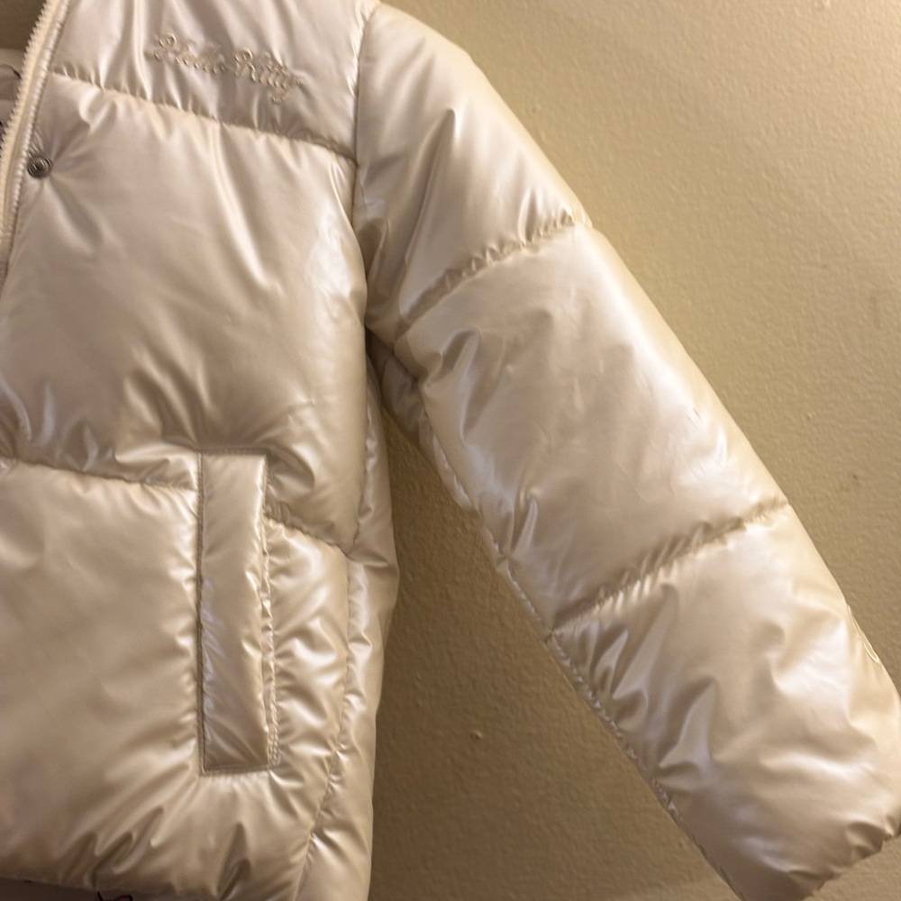 NWT Hello Kitty White Puffer Kids Jacket Sz 9/10 - Picture 9 of 15